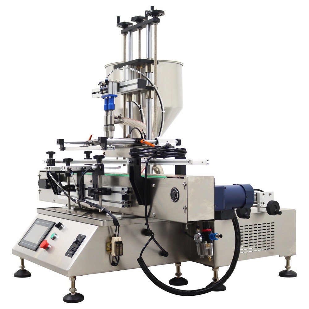 10-100ml Desktop Automatic Double Head Paste Filling Machine W/Control Display