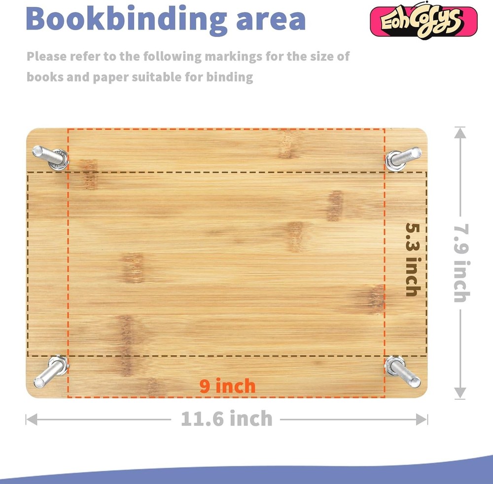 Book Press Binding Kit for Notebooks Lesson Plans Document Organization 21z