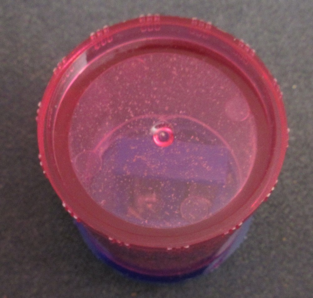 Red and Blue 2" Round Pencil Sharpener