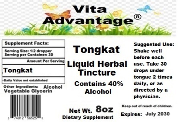 Tongkat Root Tincture LongJack (Eurycoma Longifolia) With FREE SAMPLE