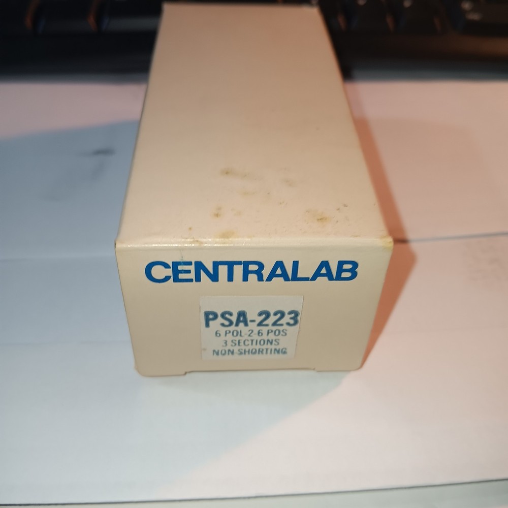 PSA223 Electroswitch 6 POL 2-6 POS 3 SECTIONS NON-SHORTING