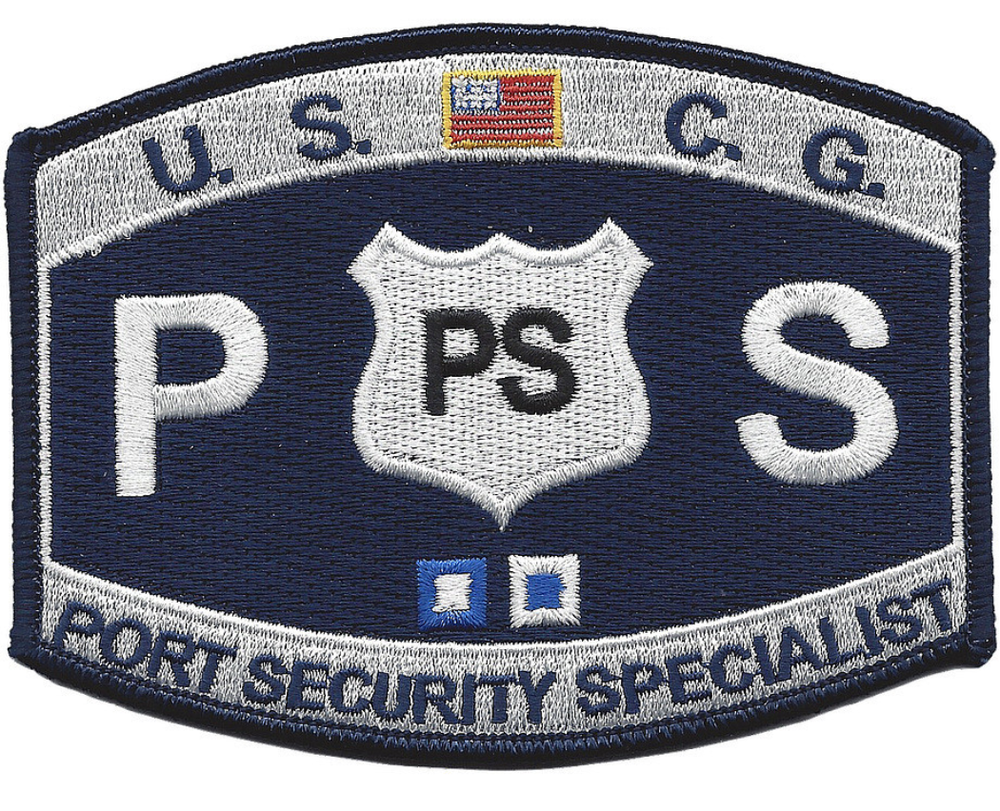 4.5" COAST GUARD PORT SECURITY SPECIALIST EMBROIDERED PATCH