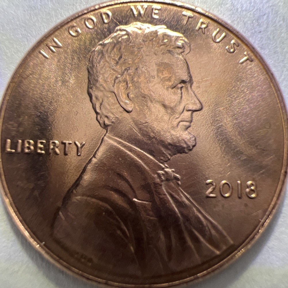 2018 P lincoln shield cent MS Shape.