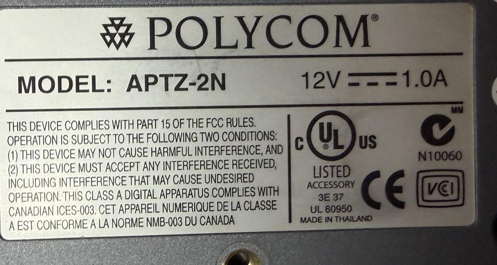 Polycom APTZ-2N PowerCam Plus Video Conference Camera