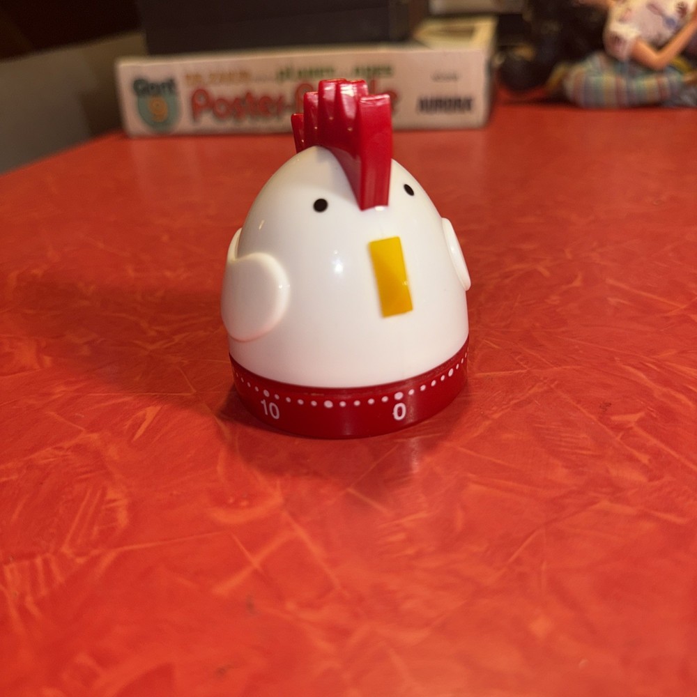 Cartoon Rooster Timer Kitchen Mechanical Timer Reminder Alarm Countdown Egg Cook