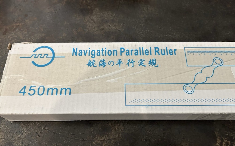 NEW Marine Navigation C-Thru Parallel Ruler, 18"