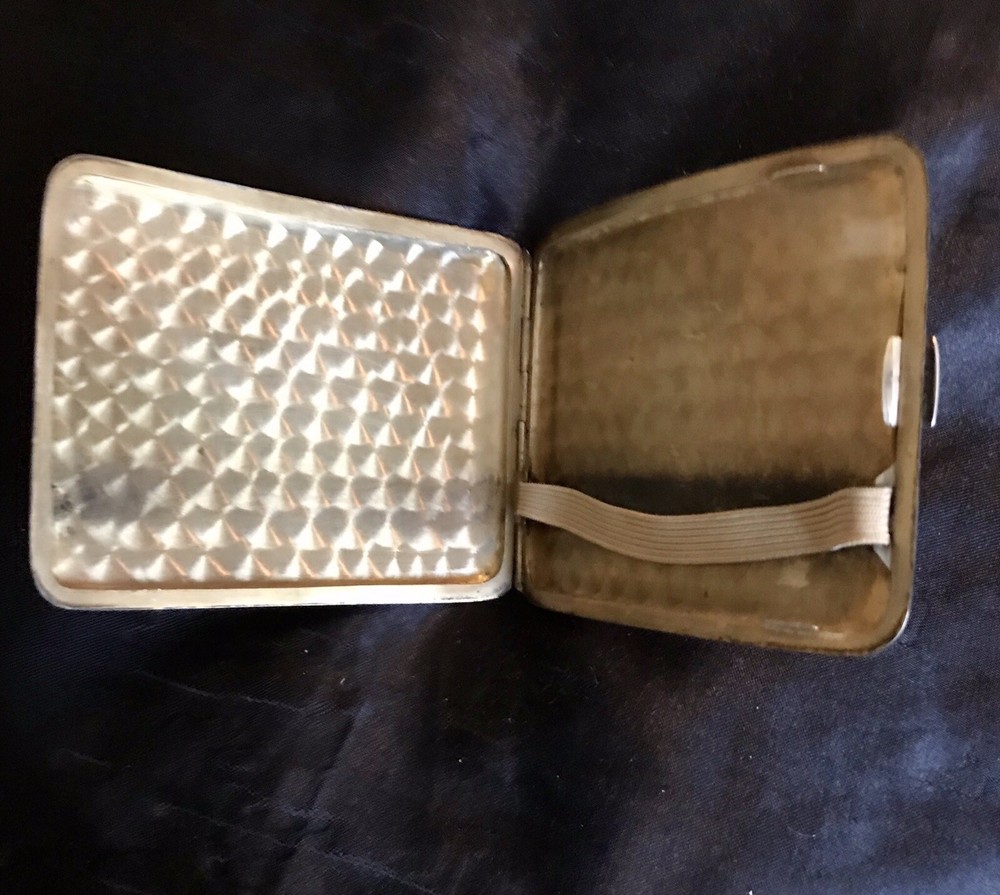 VINTAGE SIAM SILVER NIELLO CIGARETTE CASE
