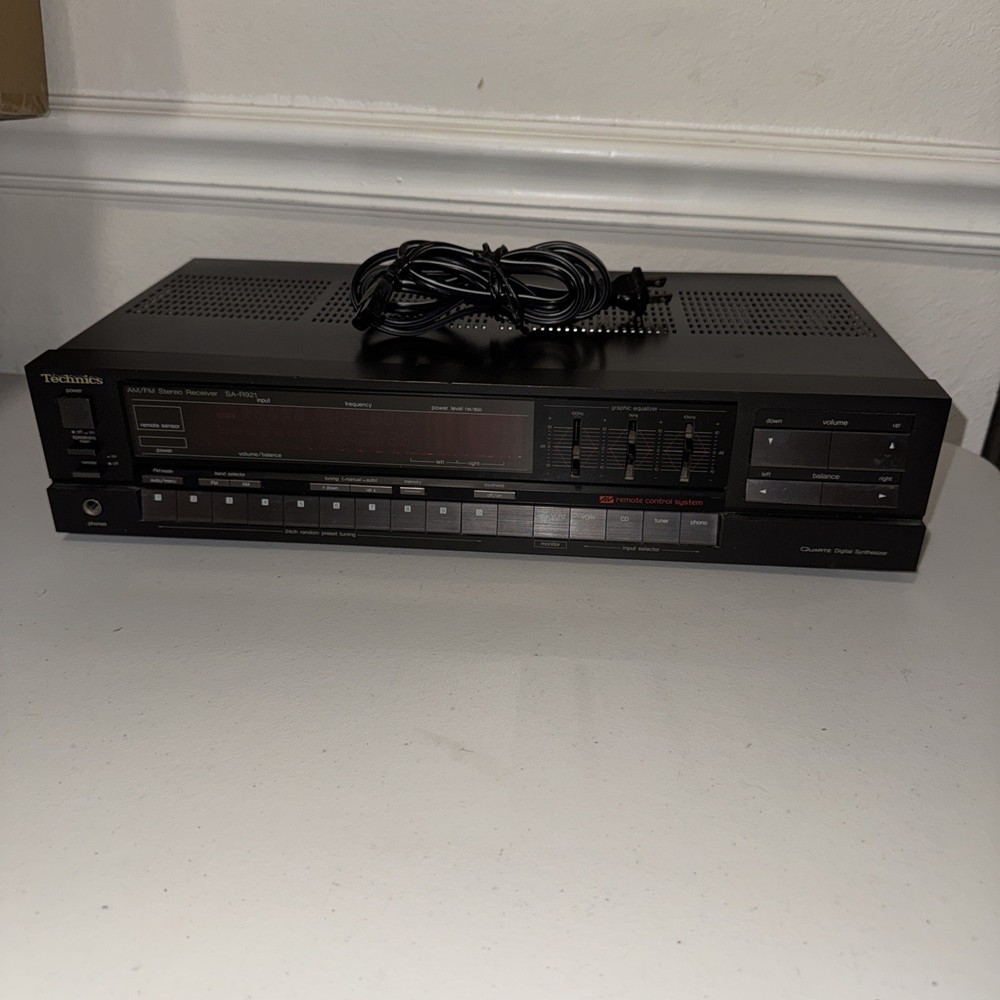TECHNICS SA-R921 STEREO AM/FM RECEIVER - WORKING *READ*