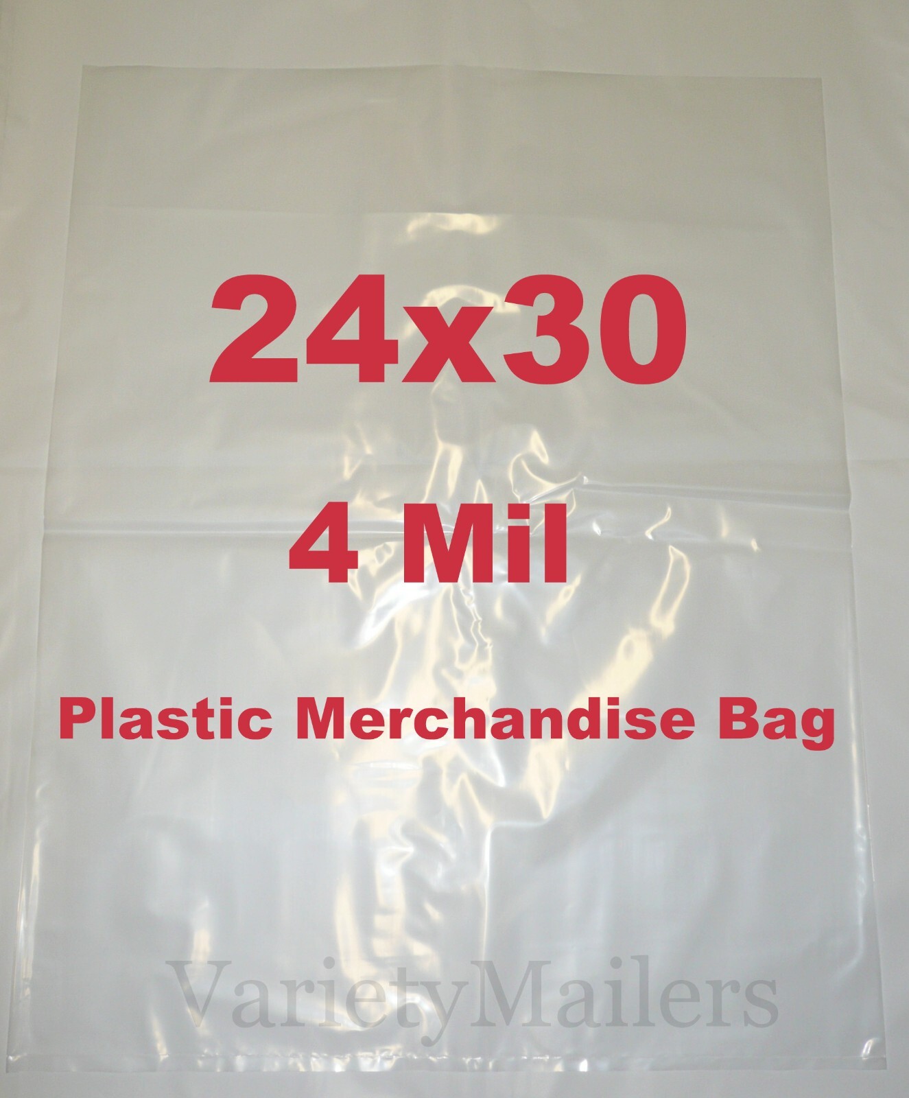 10 Large Plastic Bags 24''x 30'' Extra Thick 4 Mil Storage Bags 24x30