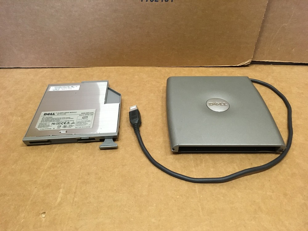 DELL MPF82E Floppy Drive Module, Latitude, Inspiron Laptops WITH EXTERNAL  USB