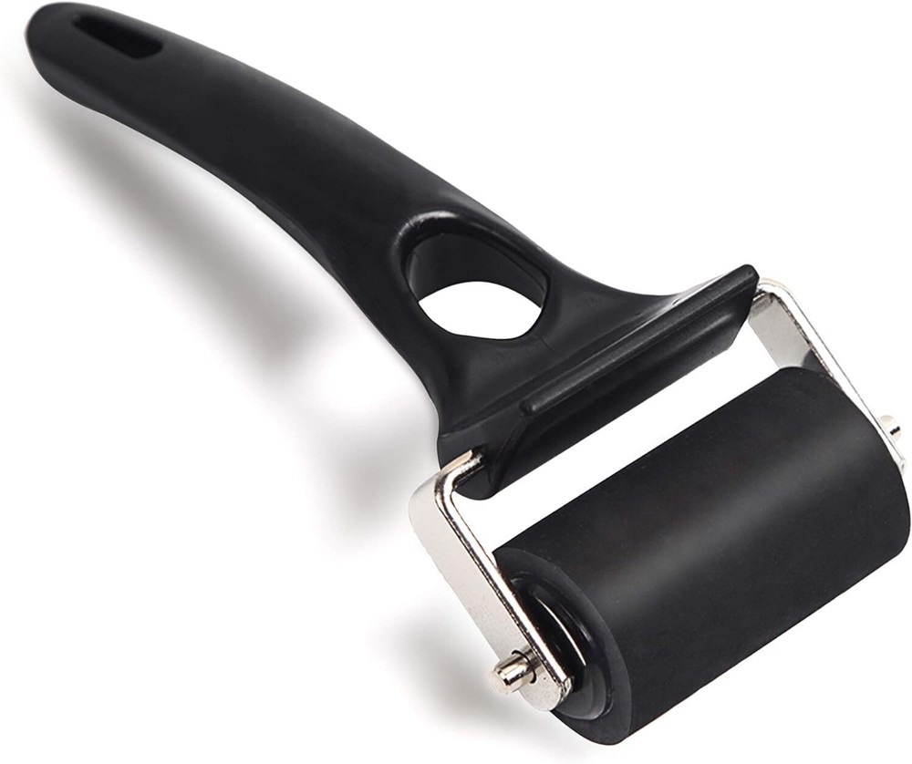 Versatile Rubber Ink Brayer Roller for Carved Surfaces and Glue Spreading