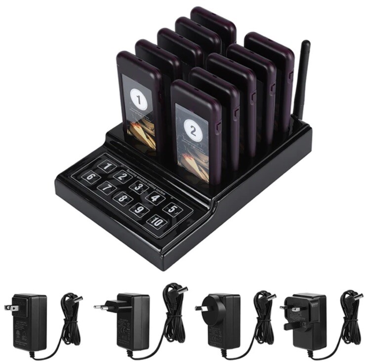 New SU-68G Calling System Wireless Paging Queue System 10 Channel