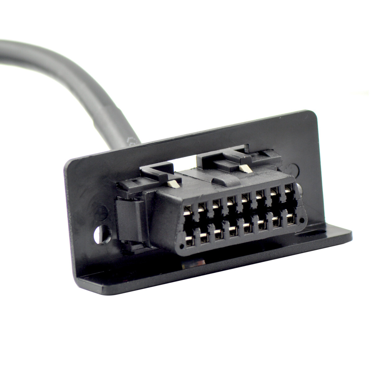 50cm 16 Pin Male to Female Adapter OBD 2 Splitter Y Cable with Underdash Bracket