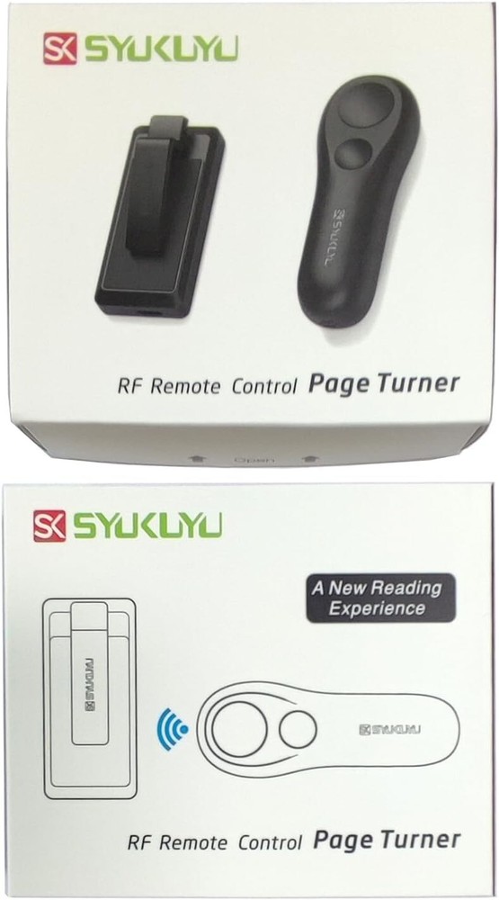 RF Remote Control Page Turner for Kindle Reading Ipad Surface Comics, iPhone An