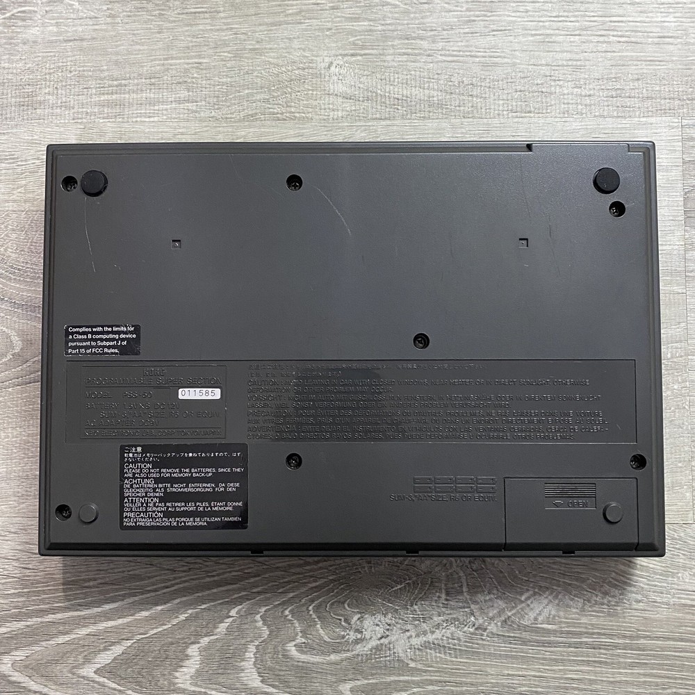 Korg PSS-50 Programmable Super Section Portable Synthesizer Tested🔥🔥🔥