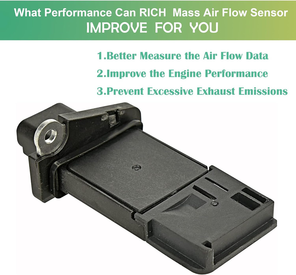 Rich Mass Air Flow Sensor MAF Sensor Compatible with Ford Escape Expedition Expl