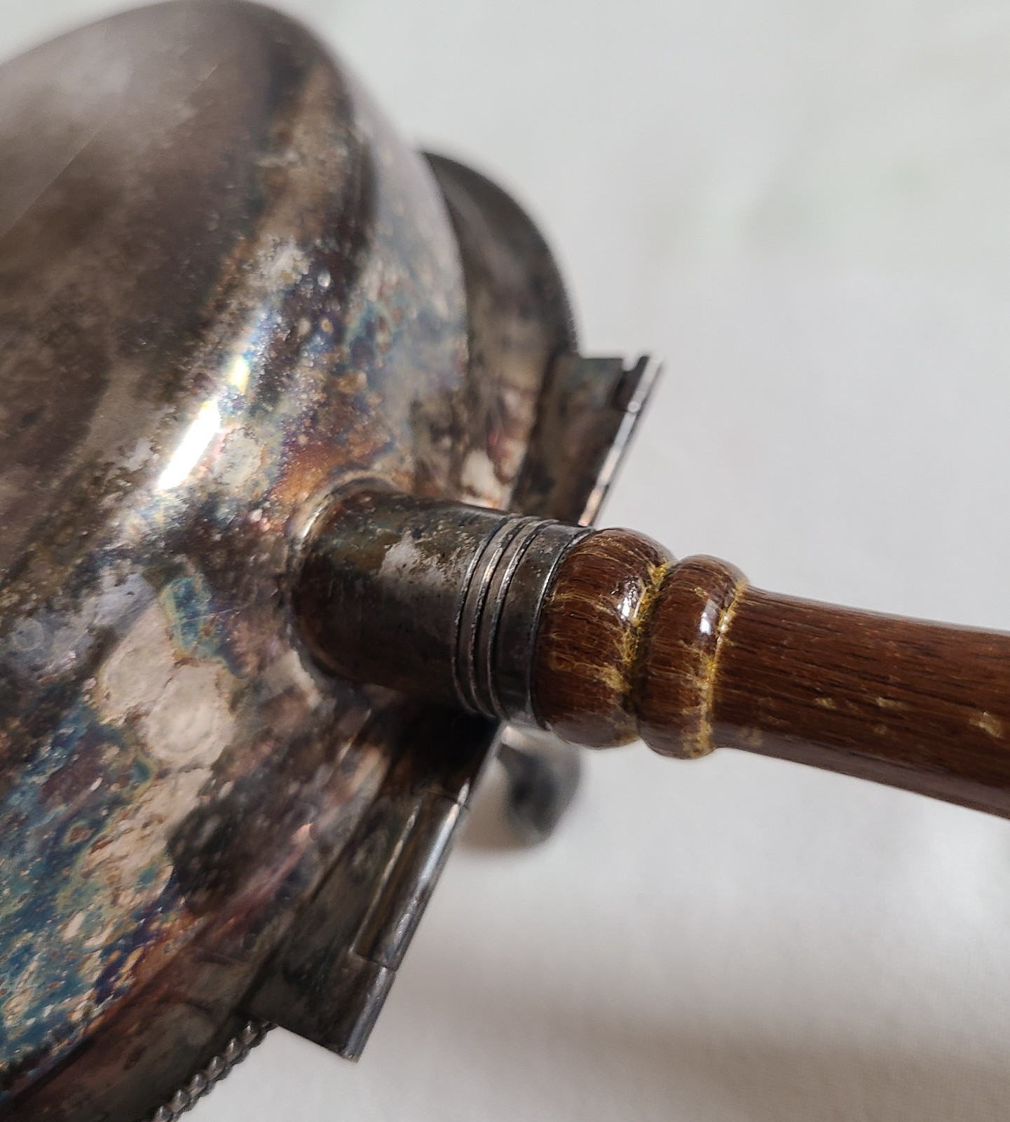 2 Vintage Silverplate Silent Butler Crumb Sweeper Set Antique Table Ash Catcher