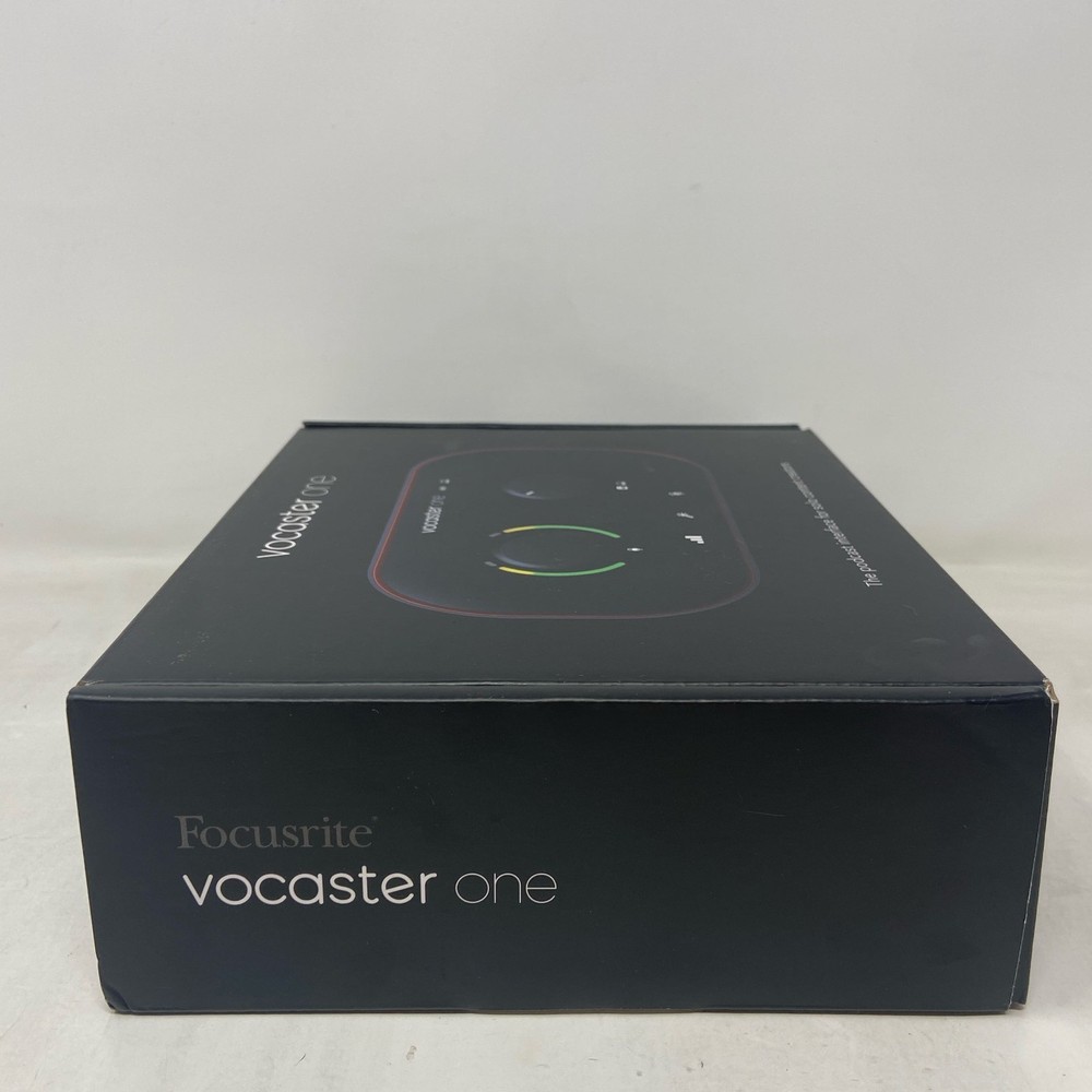 Focusrite Vocaster One USB-C Podcast Interface - Black
