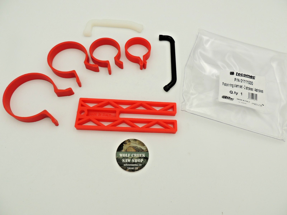 Chainsaw piston ring clamp set piston stop 35-60mm small engine ring compressor