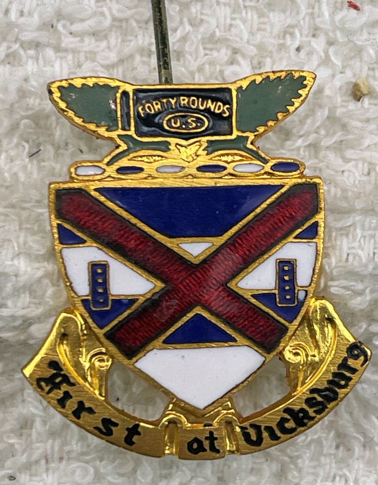 Original:  13th Infantry  DI / DUI / Crest  PB   49  7-1 (variation)