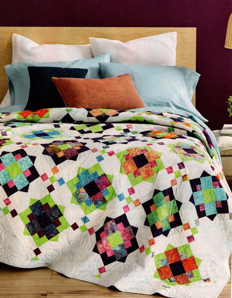 Batik Jewels Quilt Pattern Pieced KC