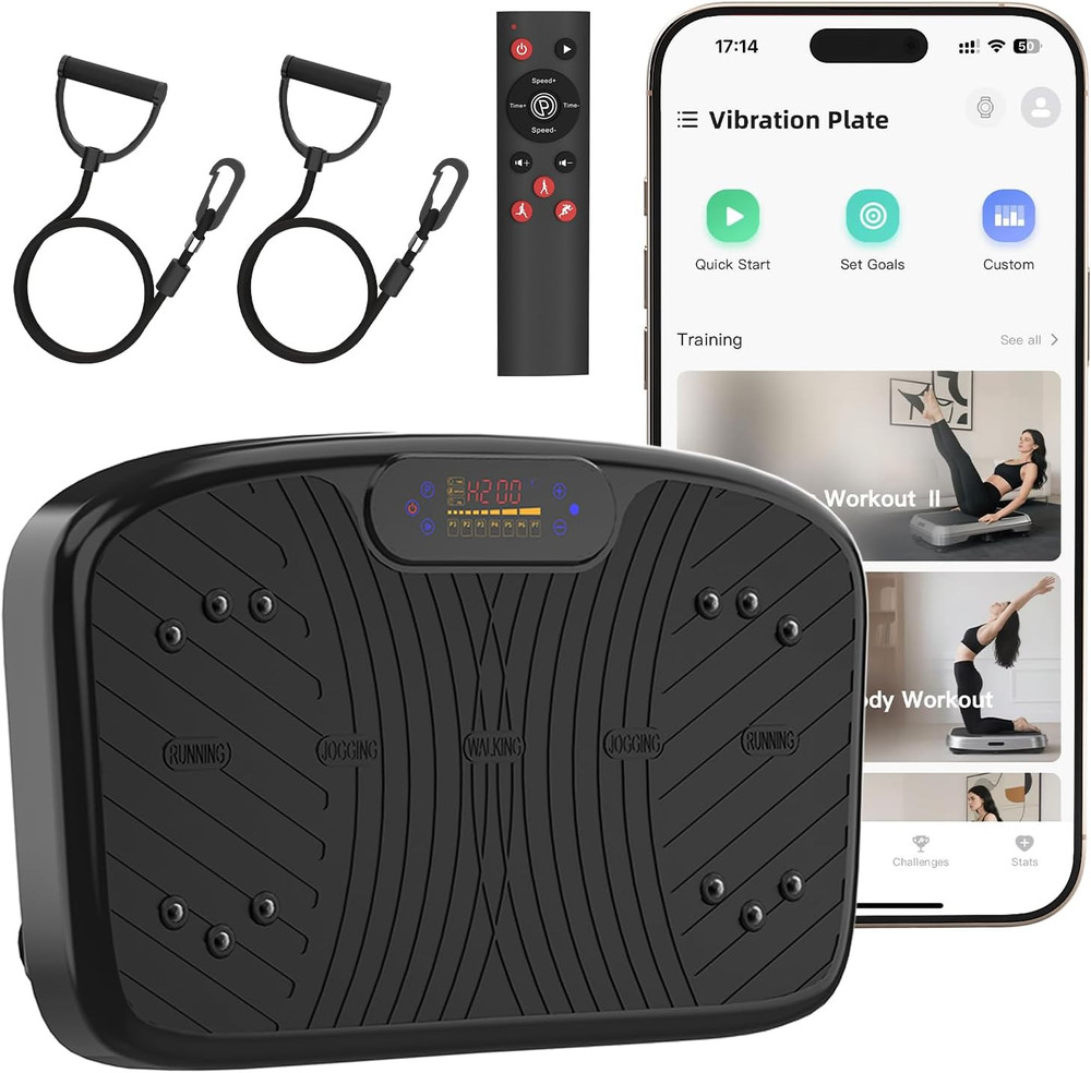 Vibration Plate Exercise Machine, Vibrating Plate Platform for Lymphatic Drainag