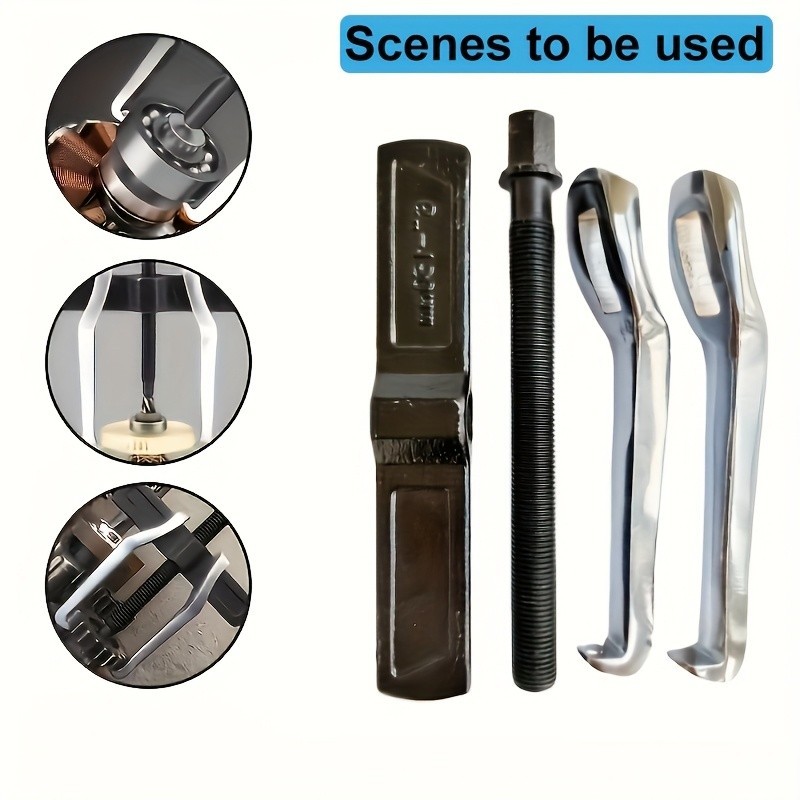 4 in Industrial Two-Jaw Puller - Bearing & Gear Removal for Mechanical Repairs