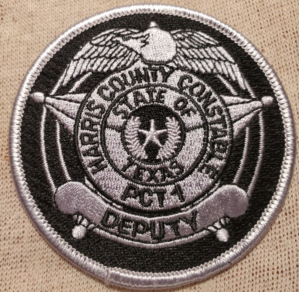 TX Harris County Texas Pct. 1 Constable Patch (3In Diameter)