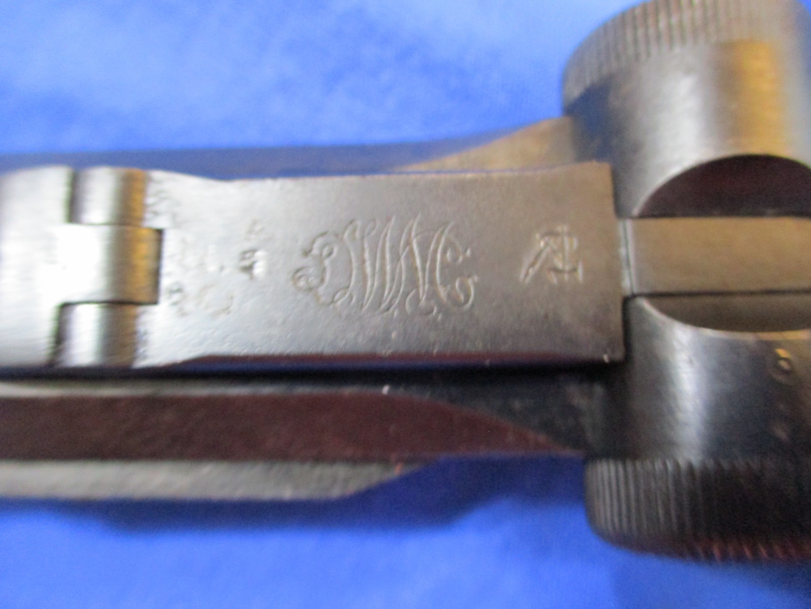 WW-1 1917 DWM P.08 Luger 9mm Slide, Toggle And Barrel Assembly non match Parts !