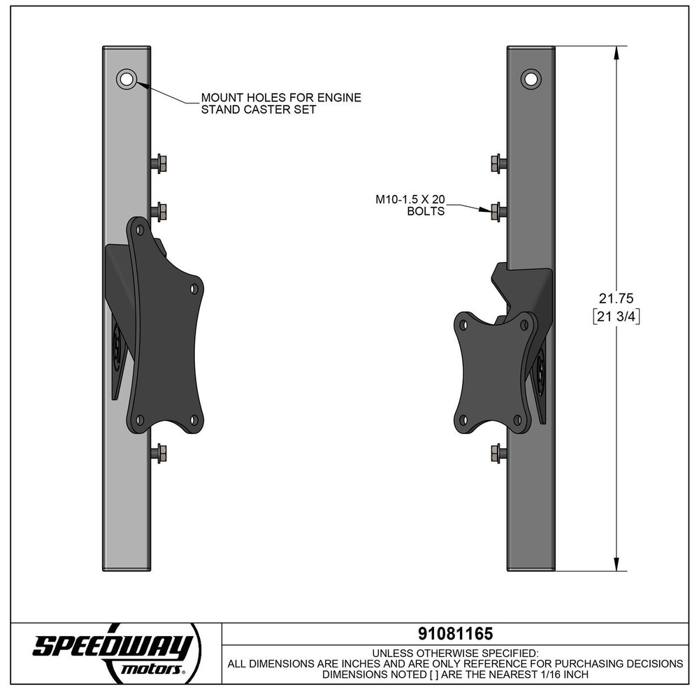 Fits Ford Coyote Rolling Engine Storage Stand