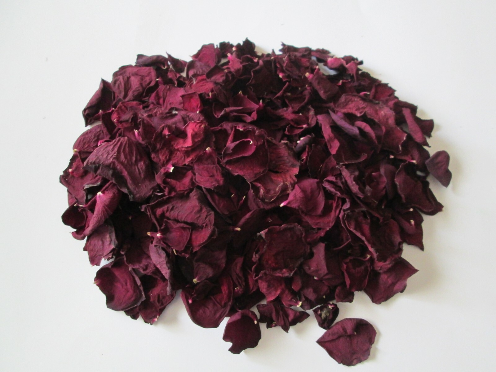 Natural Sun Dried RED Rose Petals - 6 Overflowing Cups BEAUTIFUL!