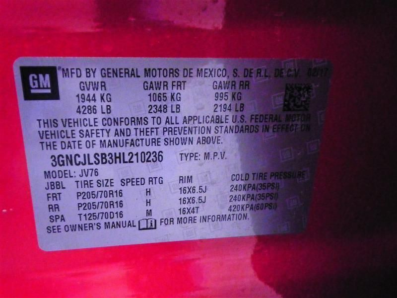 TRAX 2017 Reverse Camera 1036499