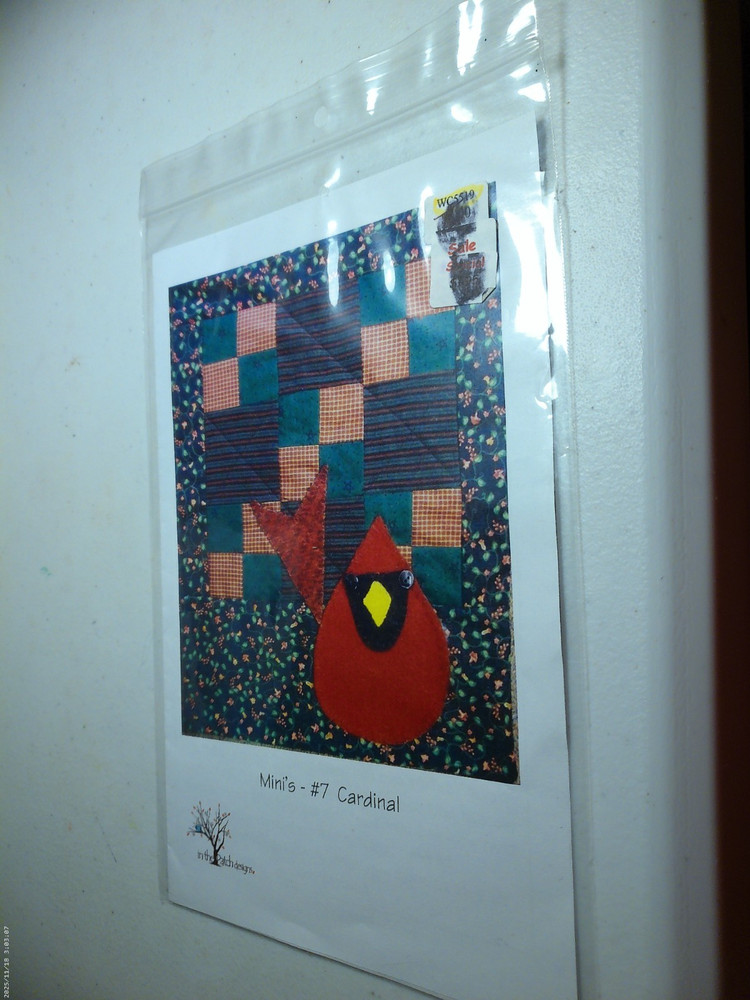 IN THE PATCH DESIGNS MINI 7 cardinal