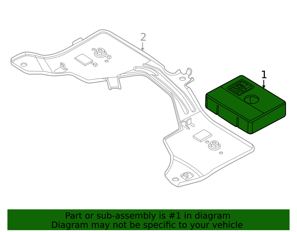 Genuine BMW Module 84-10-5-B76-FA4