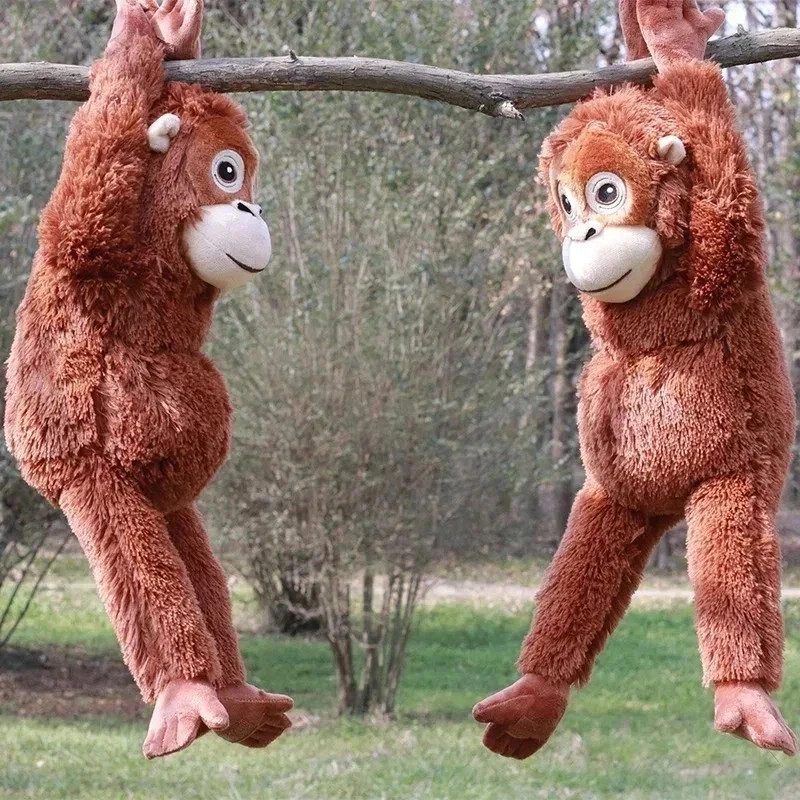 Punch Orangutan Djungeskog Brown Ikea Plush 26in Punch Monkey Plush
