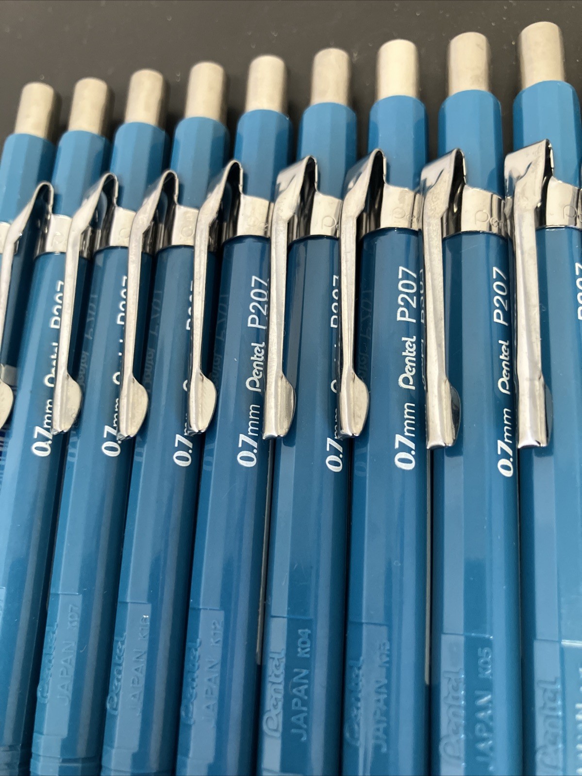 New (Pack of 13) Pentel Sharp Mechanical Pencil, 0.7mm Medium Line Blue Barrel
