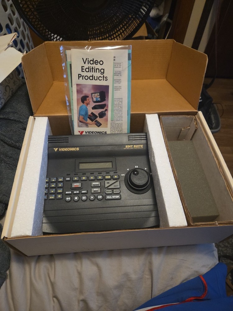 VINTAGE VIDEONICS EDIT SUITE A/B ROLL EDIT CONTROLLER MODEL:AB-1 NTSC...READ