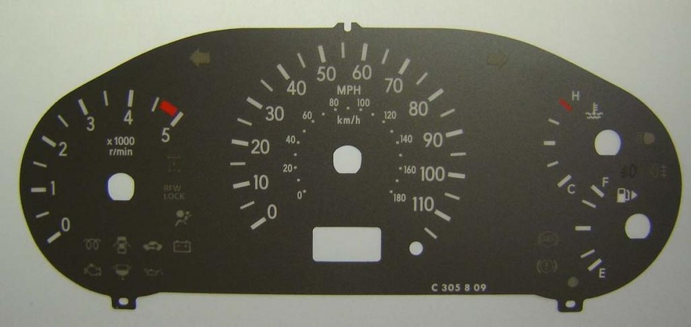 Lockwood Mazda BT50 Pickup Dial Conversion Kit C305