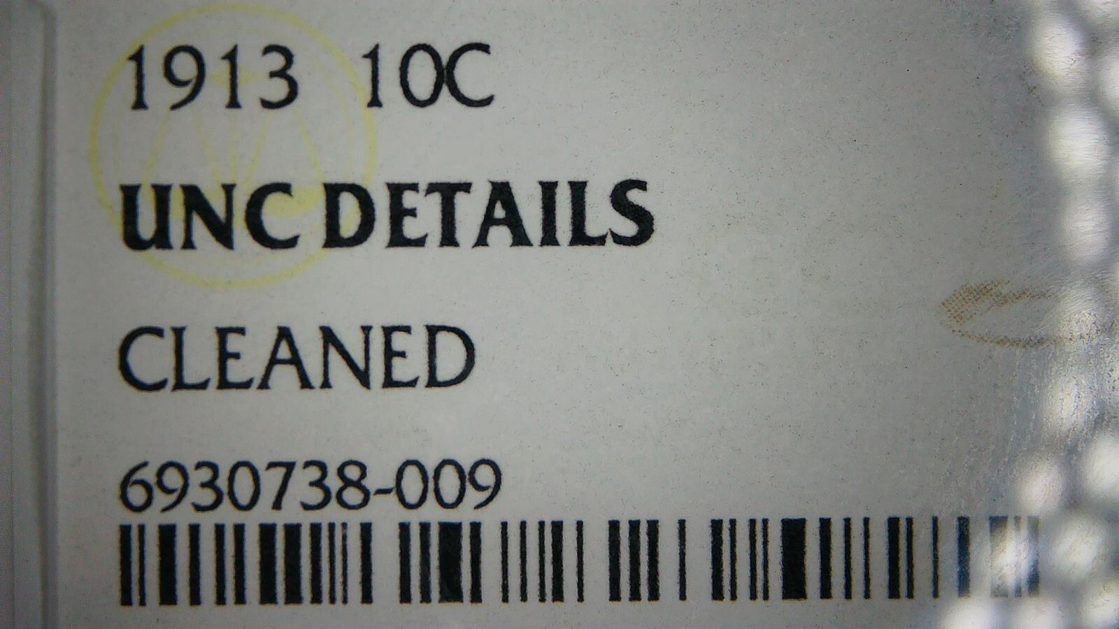 1913-P Barber Dime **NGC UNC Details** "UNC. Details" Nice Coin ((Cleaned))