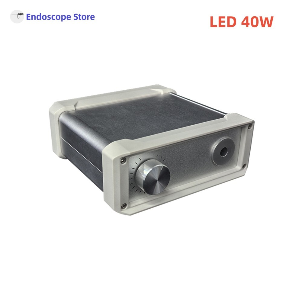MINI Portable Medical Endoscope Microscope Cold LED 40W Light Source Adjustable
