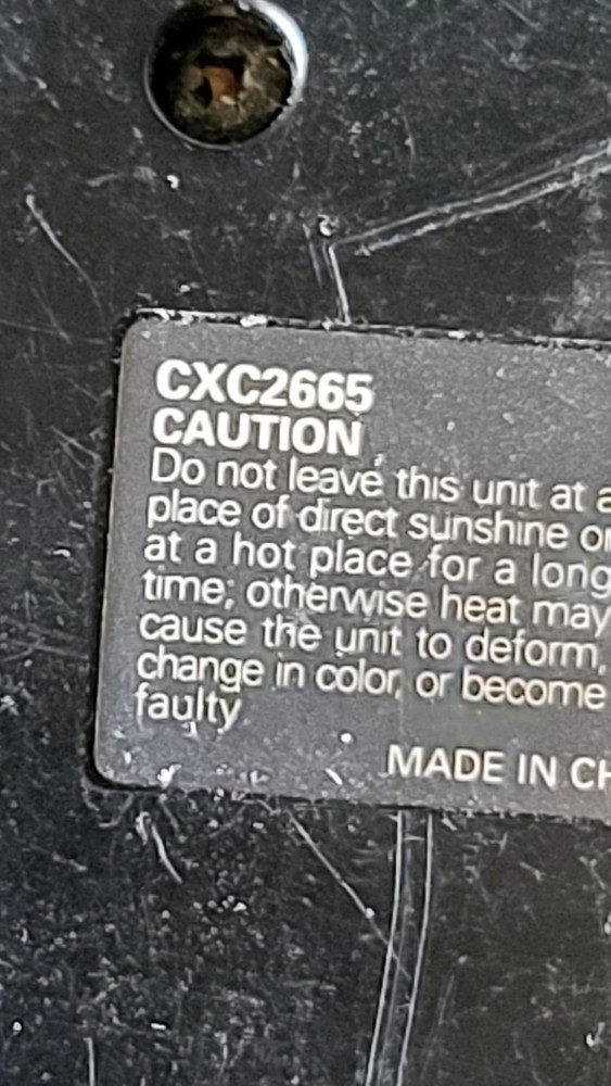 Pioneer CXC2665 Remote Controller