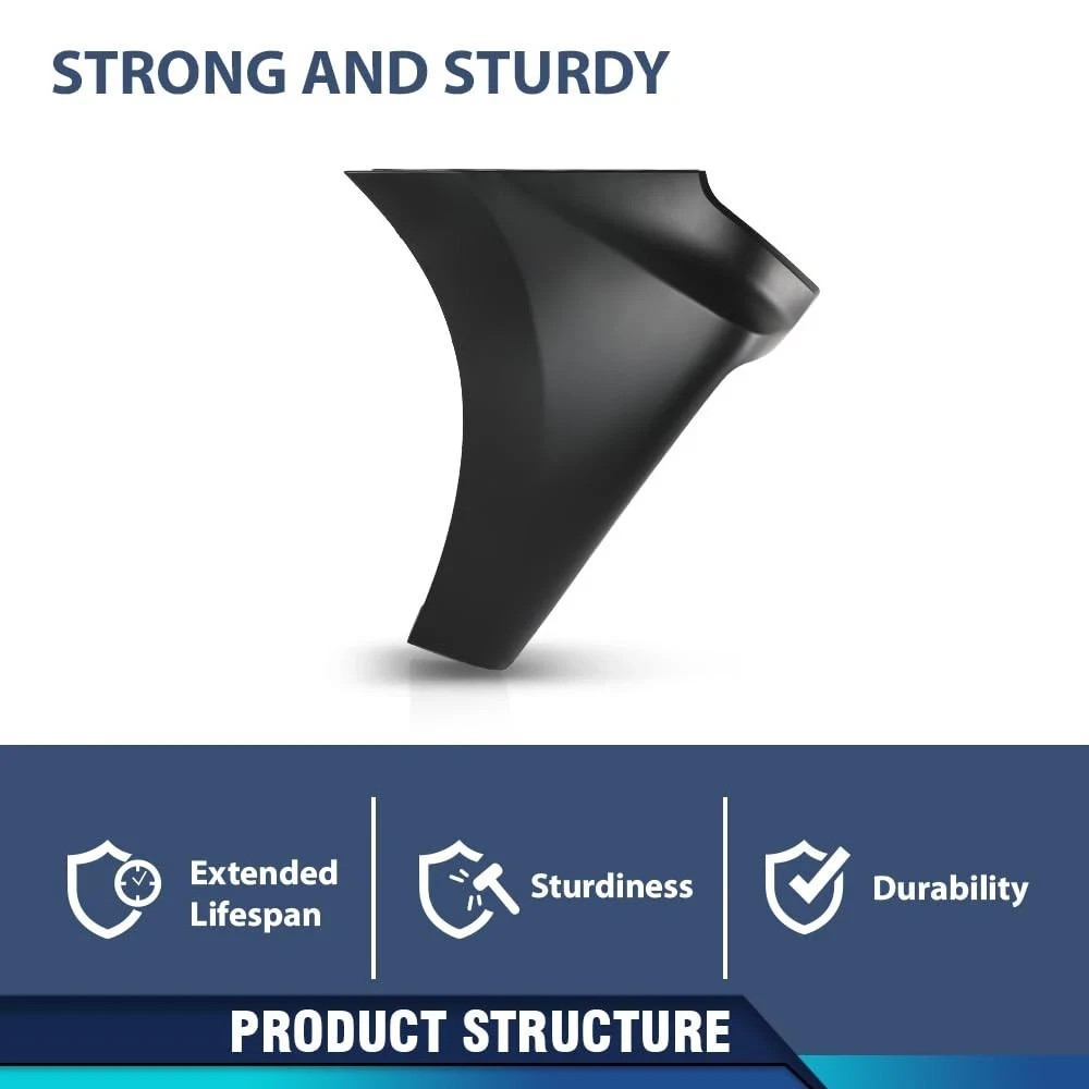 Front Bumper End Cap Extension Right Side Compatible with Chevy Silverado