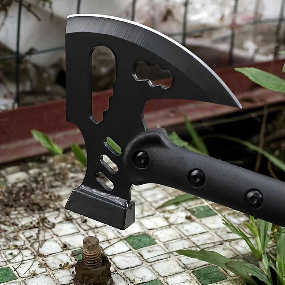 Sharp 17" Camping Axe Hatchet Multi Tool Hammer + Sheath Tactical Outdoor