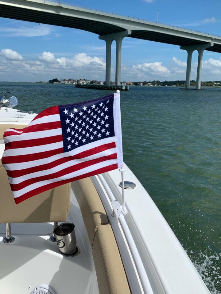 Boat Flag (White 2 - Pack) - Nauti Mount