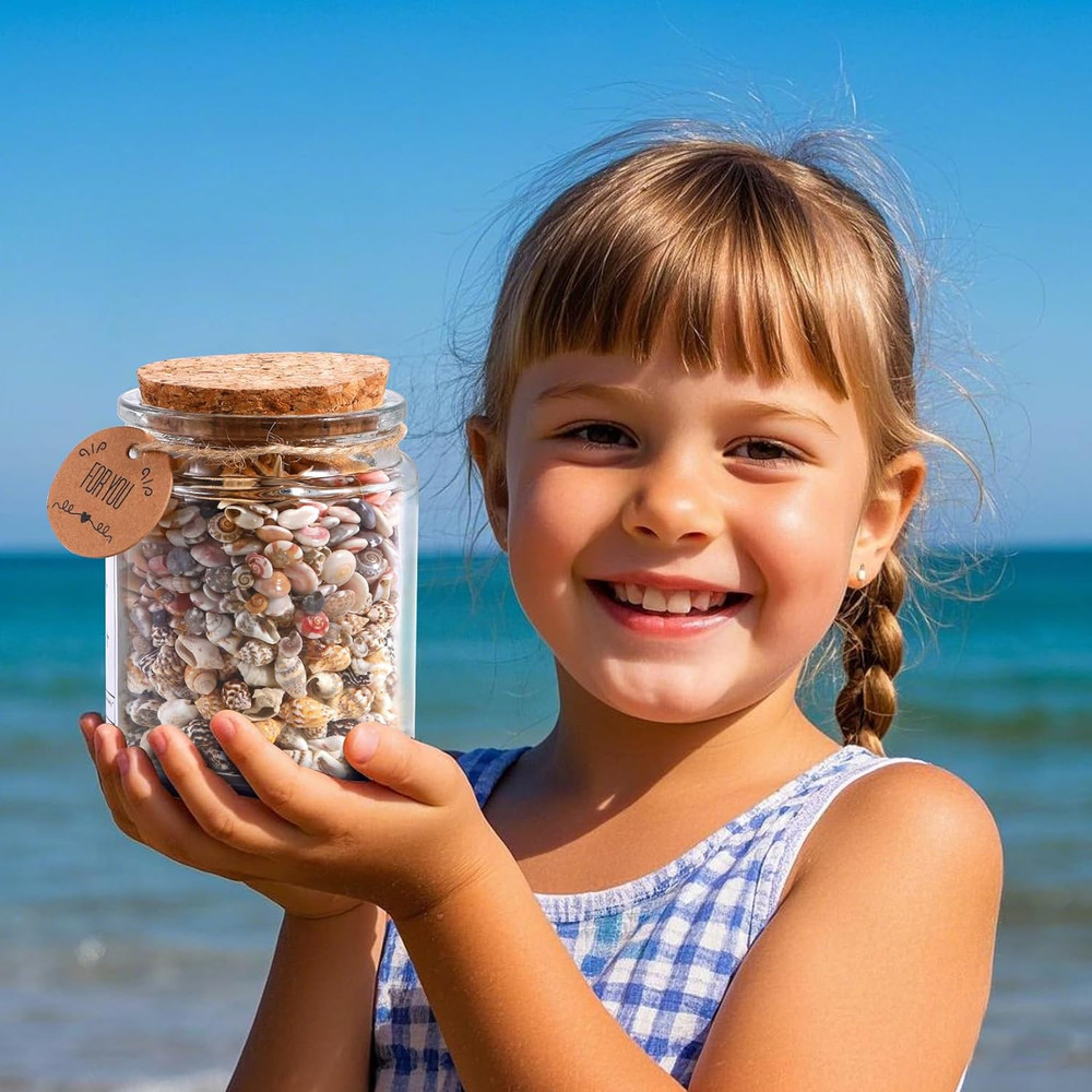60Pcs Tiny Starfish 1800 Pcs Tiny Mini Small Sea Shells for Crafting Spiral Conc