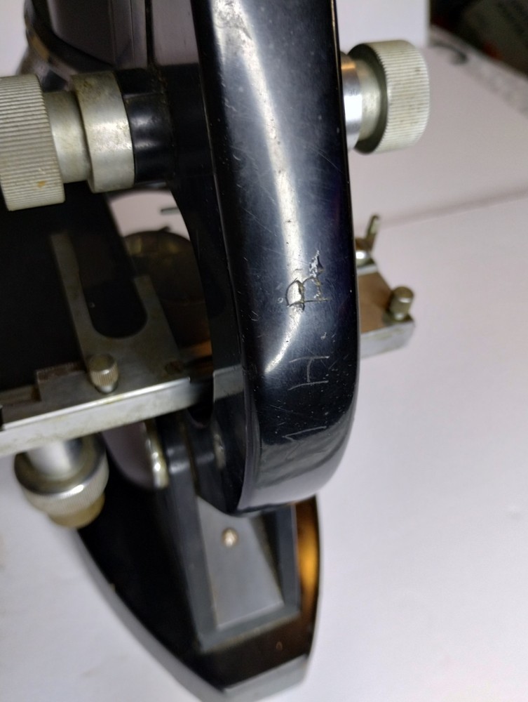 Antique ERNST LEITZ WETZLAR Stereo Look Microscope With Box