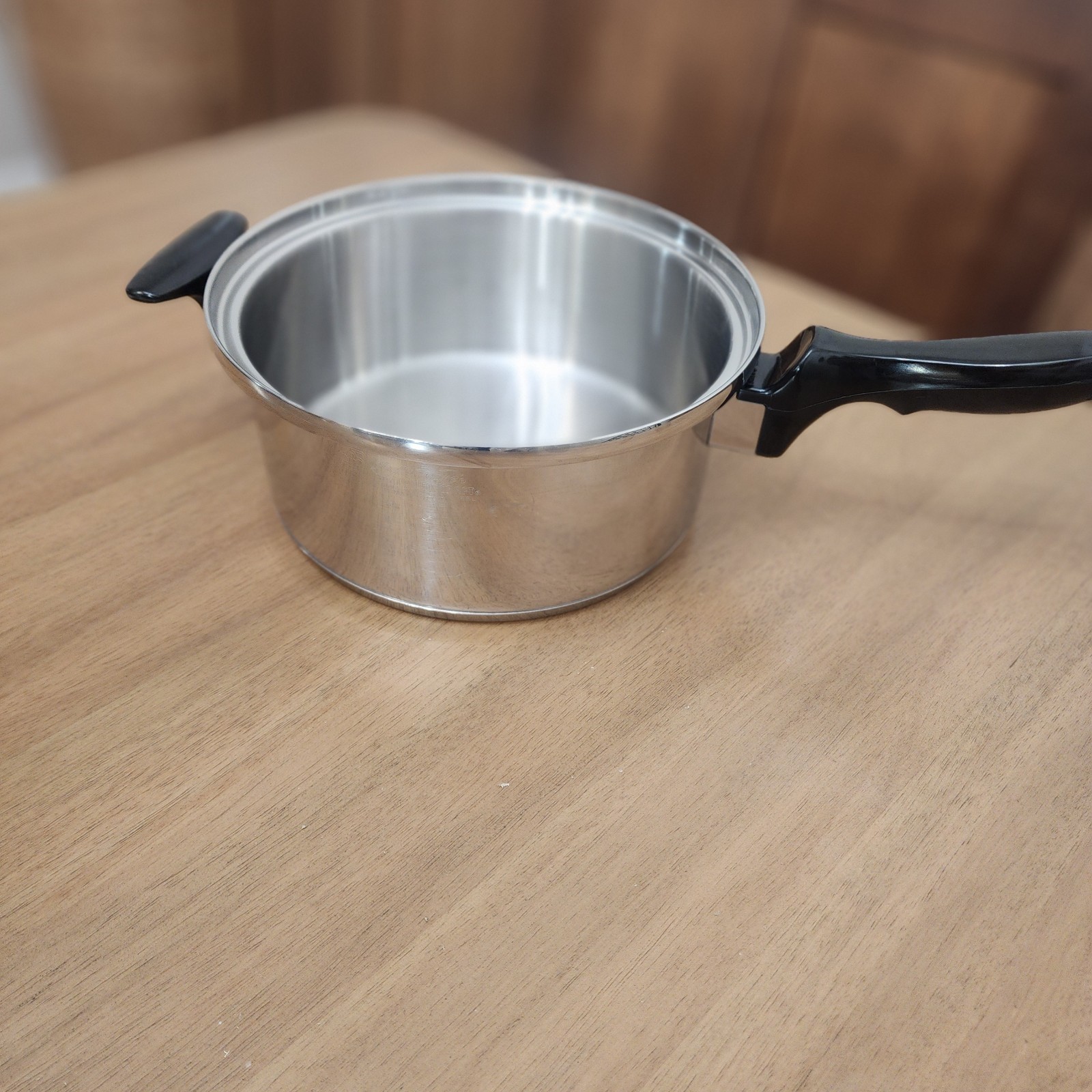 Townecraft Chef's Ware 3 Qt Saucepan Multi-Core T-304 Stainless Pot NO LID