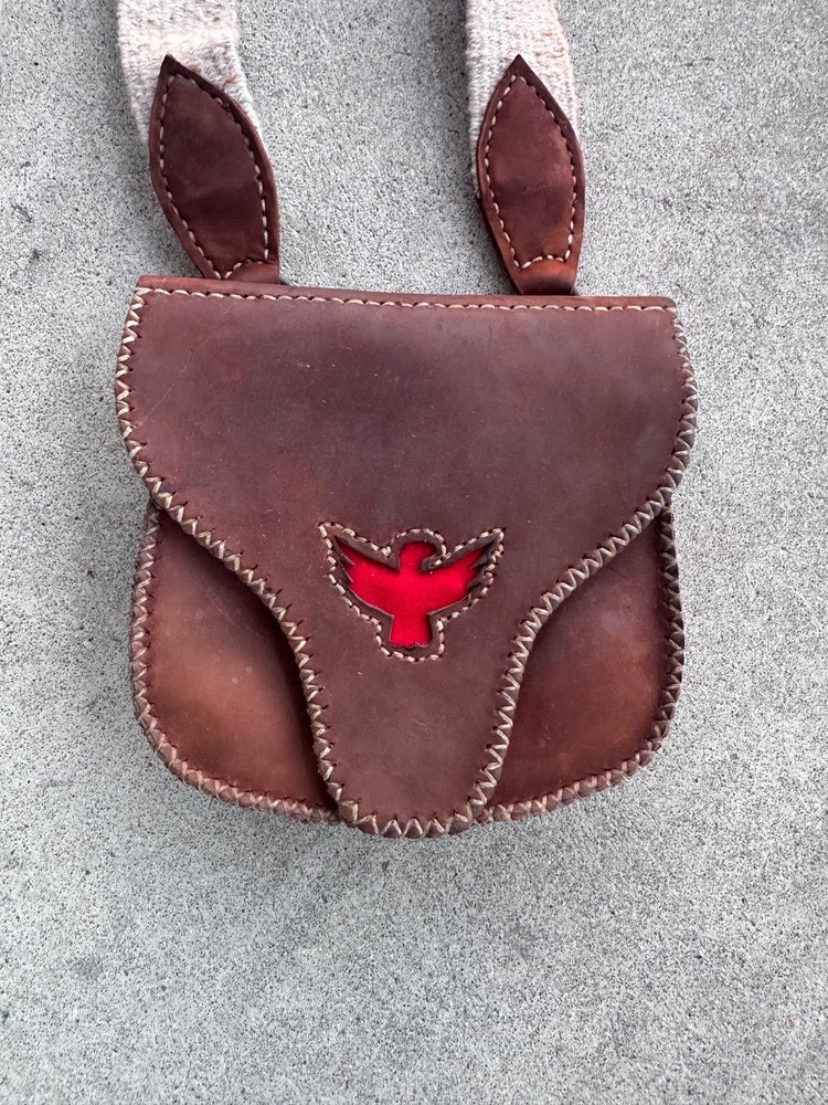Vintage LEATHER MUZZLELOADER POSSIBLES POUCH BAG
