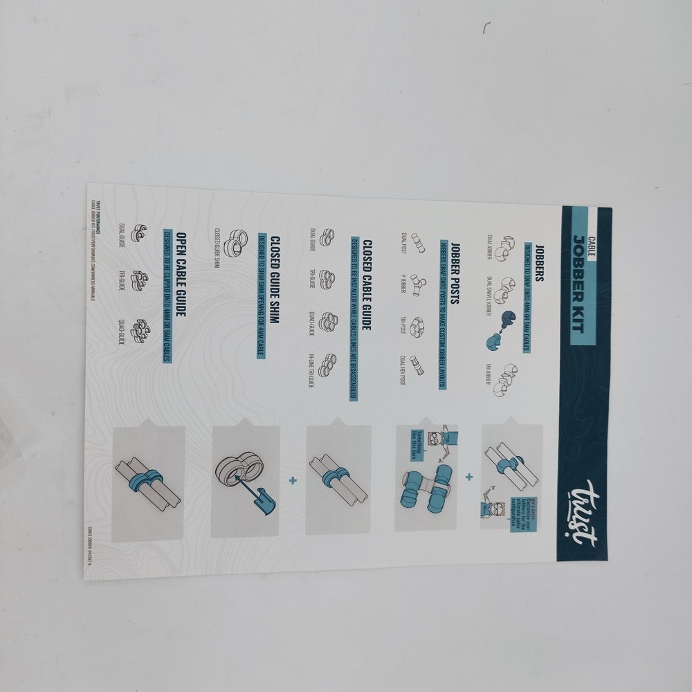 Trust Performance Cable Jobber Kit Clean Cable Routing for Frame or Fork