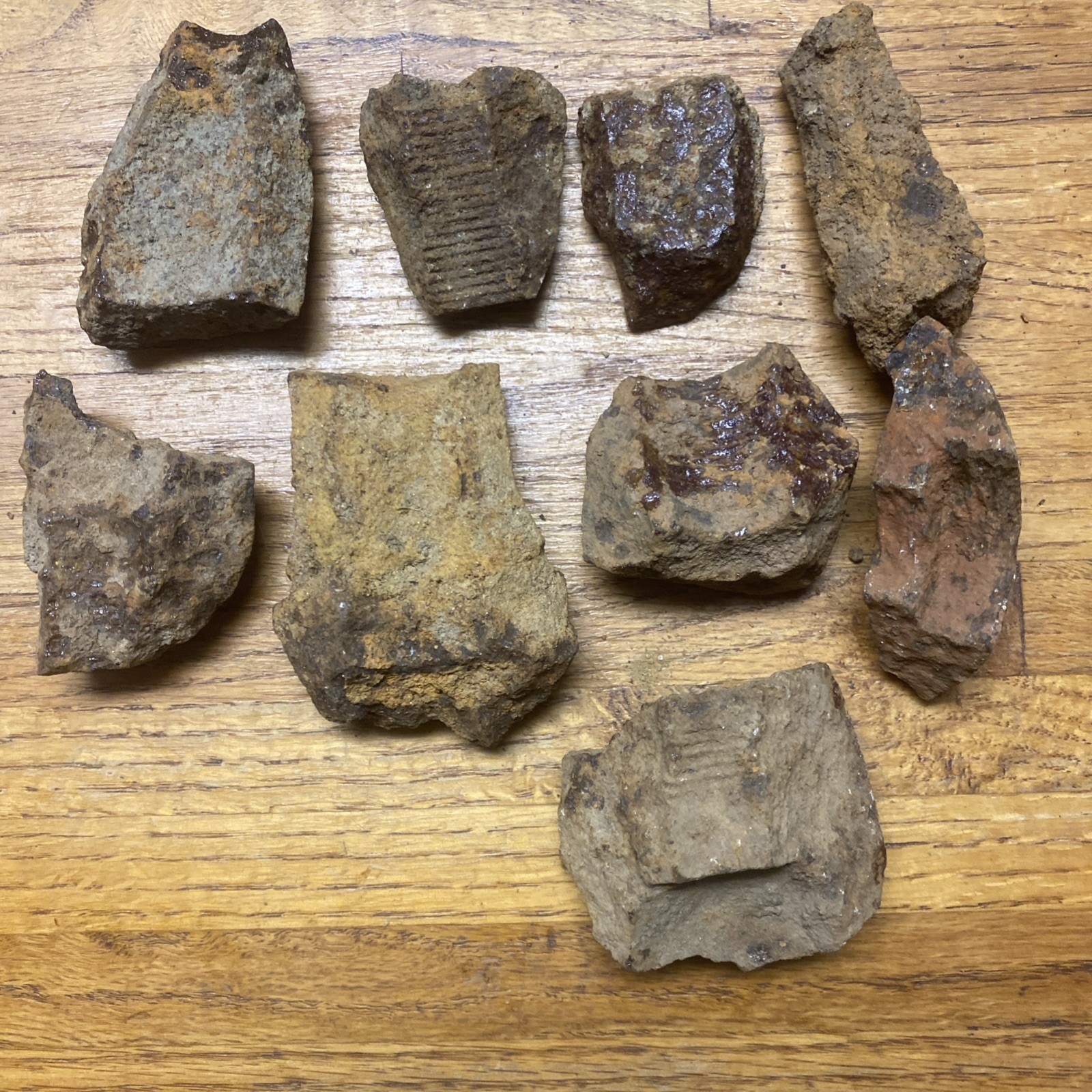 Civil War US Confederate Artillery Shell Shenkl Read Fuse Sections Cannonball 3”